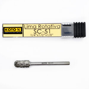 LIMA ROTATIVA DE CARBURO SC-51   DOBLE CORTE