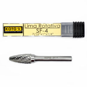 LIMA ROTATIVA DE CARBURO SF-4   DOBLE CORTE