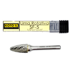 LIMA ROTATIVA DE CARBURO SF-5   DOBLE CORTE