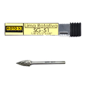 LIMA ROTATIVA DE CARBURO SG-51   DOBLE CORTE