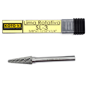 LIMA ROTATIVA DE CARBURO SL-3   DOBLE CORTE